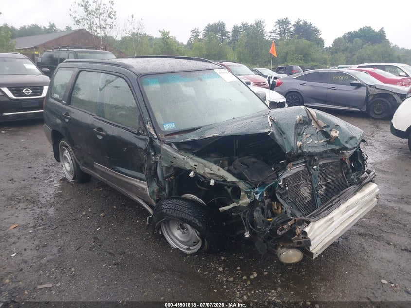 2003 Subaru Forester VIN JF1SG65673H757526 IAAI salvage auction — FRONT END, Clear (Massachusetts), sold $400 on 2026-07-10 (photo 1)
