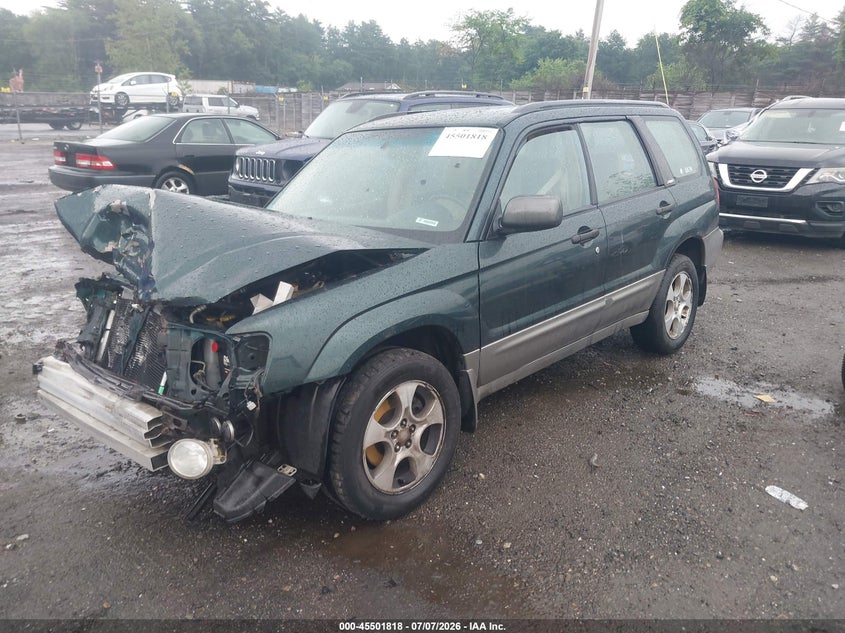 2003 Subaru Forester VIN JF1SG65673H757526 IAAI salvage auction — FRONT END, Clear (Massachusetts), sold $400 on 2026-07-10 (photo 2)
