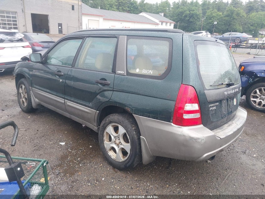 2003 Subaru Forester VIN JF1SG65673H757526 IAAI salvage auction — FRONT END, Clear (Massachusetts), sold $400 on 2026-07-10 (photo 3)