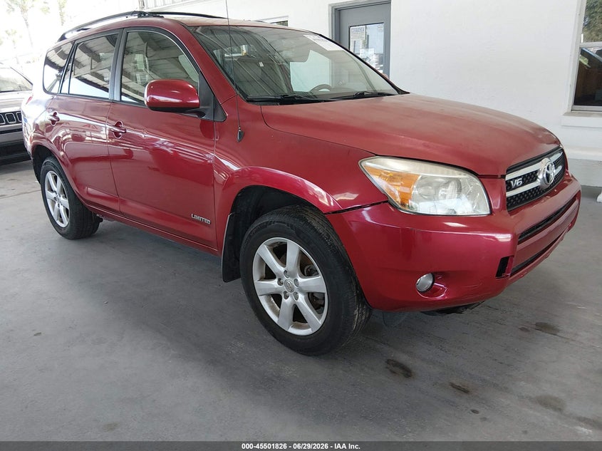 2008 Toyota Rav 4 VIN JTMBK31V286036568 IAAI salvage auction — LEFT REAR, Rebuildable (Florida), sold $1,000 on 2026-07-22 (photo 1)