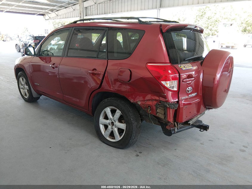 2008 Toyota Rav 4 VIN JTMBK31V286036568 IAAI salvage auction — LEFT REAR, Rebuildable (Florida), sold $1,000 on 2026-07-22 (photo 3)