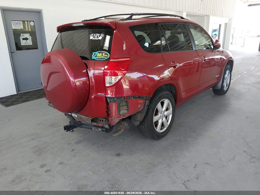 2008 Toyota Rav 4 VIN JTMBK31V286036568 IAAI salvage auction — LEFT REAR, Rebuildable (Florida), sold $1,000 on 2026-07-22 (photo 4)