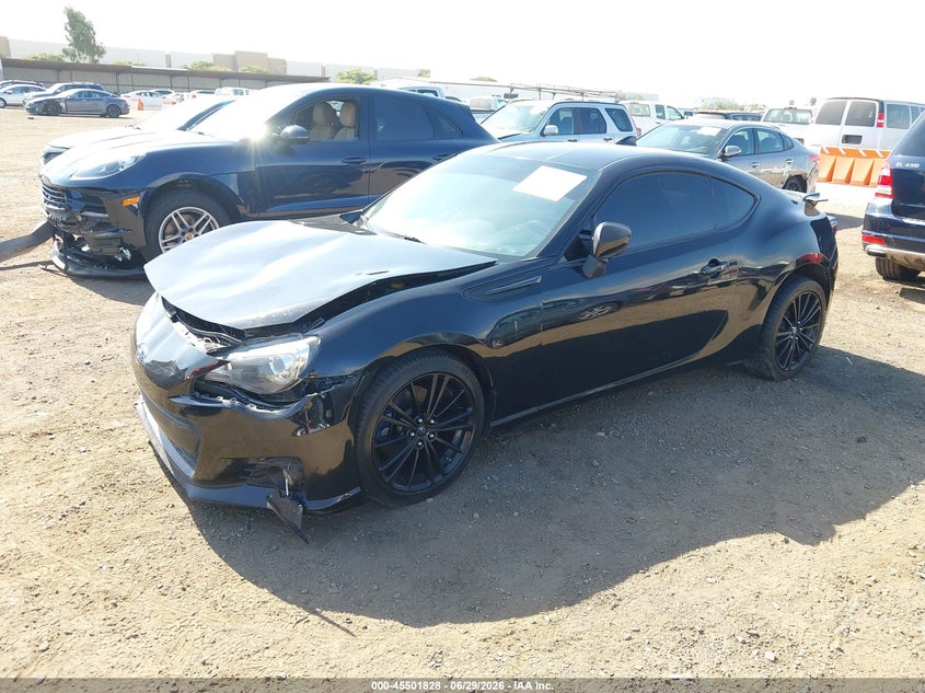 2016 Subaru Brz VIN JF1ZCAC12G9604671 IAAI salvage auction — RIGHT FRONT, Salvage (California), sold $1,150 on 2026-07-20 (photo 2)