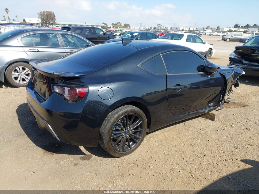 2016 Subaru Brz VIN JF1ZCAC12G9604671 IAAI salvage auction — RIGHT FRONT, Salvage (California), sold $1,150 on 2026-07-20 (photo 4)