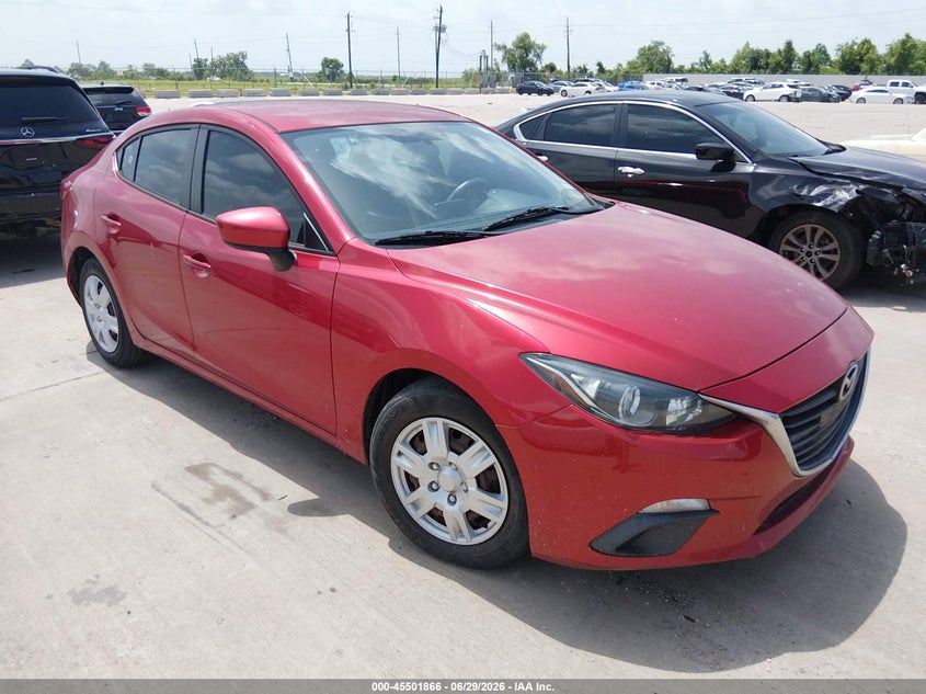 2015 Mazda 3 VIN 3MZBM1U71FM129149 IAAI salvage auction — NORMAL WEAR, Original (Texas), sold $900 on 2026-07-10 (photo 1)