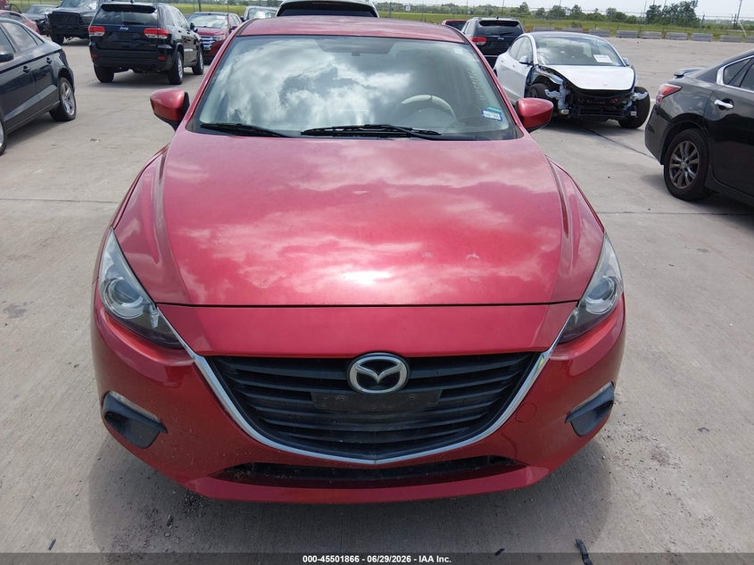 2015 Mazda 3 VIN 3MZBM1U71FM129149 IAAI salvage auction — NORMAL WEAR, Original (Texas), sold $900 on 2026-07-10 (photo 6)