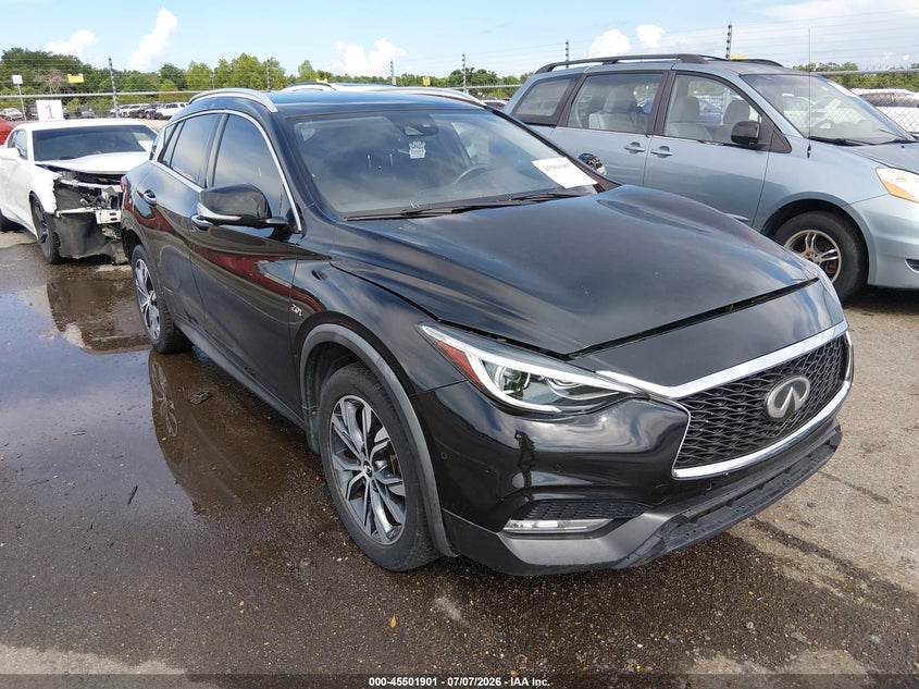 2017 Infiniti Qx30 VIN SJKCH5CR7HA020374 IAAI salvage auction — RIGHT REAR, Salvage (Louisiana), sold $1,600 on 2026-07-29 (photo 1)