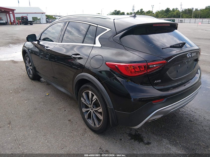 2017 Infiniti Qx30 VIN SJKCH5CR7HA020374 IAAI salvage auction — RIGHT REAR, Salvage (Louisiana), sold $1,600 on 2026-07-29 (photo 3)