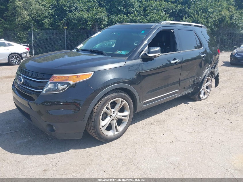 2013 Ford Explorer VIN 1FM5K8F88DGA93869 IAAI salvage auction — LEFT REAR, Salvage (Pennsylvania), sold $1,900 on 2026-07-19 (photo 2)