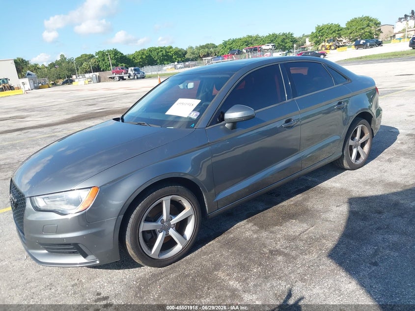 2016 Audi A3 VIN WAUB8GFF7G1118229 IAAI salvage auction — NORMAL WEAR, Clear (Florida), sold $2,275 on 2026-07-09 (photo 2)
