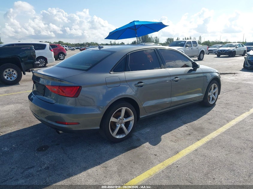 2016 Audi A3 VIN WAUB8GFF7G1118229 IAAI salvage auction — NORMAL WEAR, Clear (Florida), sold $2,275 on 2026-07-09 (photo 4)