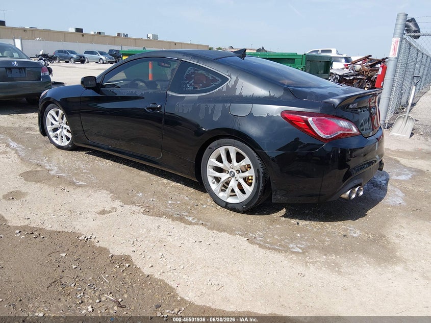 2013 Hyundai Genesis VIN KMHHT6KD3DU095340 IAAI salvage auction — FRONT END, Salvage Title, sold $975 on 2026-07-24 (photo 3)