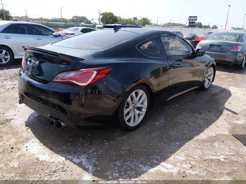 2013 Hyundai Genesis VIN KMHHT6KD3DU095340 IAAI salvage auction — FRONT END, Salvage Title, sold $975 on 2026-07-24 (photo 4)