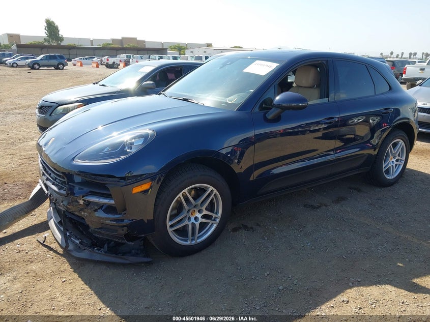 2019 Porsche Macan VIN WP1AA2A57KLB02094 IAAI salvage auction — FRONT END, Salvage (California), sold $11,200 on 2026-07-27 (photo 2)