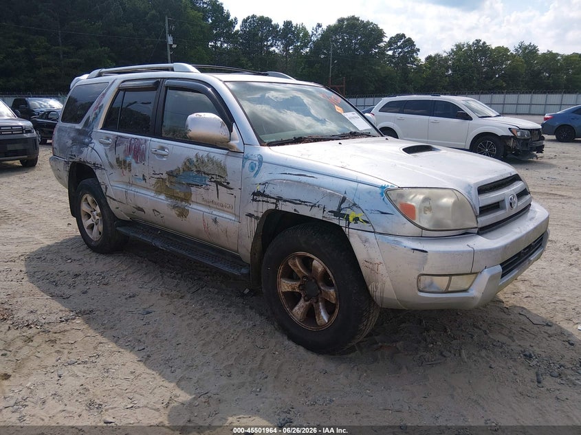 2005 Toyota 4runner VIN JTEBU14R750069508 IAAI salvage auction — NORMAL WEAR, Clear (Georgia), sold $2,600 on 2026-07-09 (photo 1)