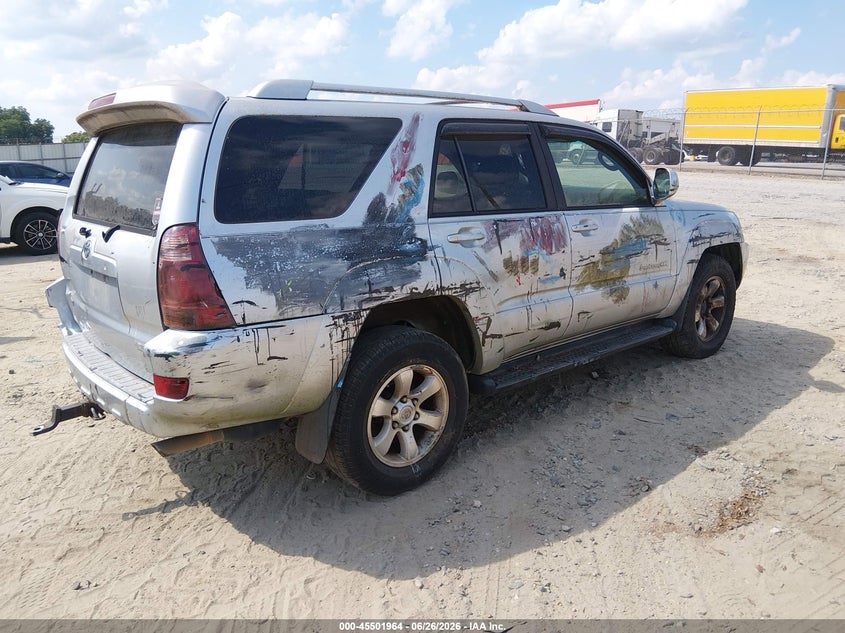 2005 Toyota 4runner VIN JTEBU14R750069508 IAAI salvage auction — NORMAL WEAR, Clear (Georgia), sold $2,600 on 2026-07-09 (photo 4)
