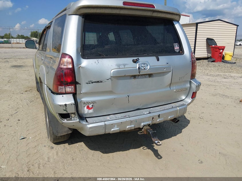 2005 Toyota 4runner VIN JTEBU14R750069508 IAAI salvage auction — NORMAL WEAR, Clear (Georgia), sold $2,600 on 2026-07-09 (photo 6)