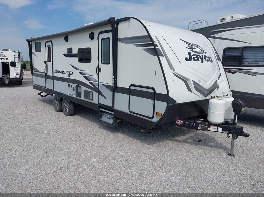 2022 Jayco Other VIN 1UJBJ0BP2N1JS0786 IAAI salvage auction — STORM DAMAGE, Salvage (Nebraska), sold $4,350 on 2026-09-02 (photo 1)