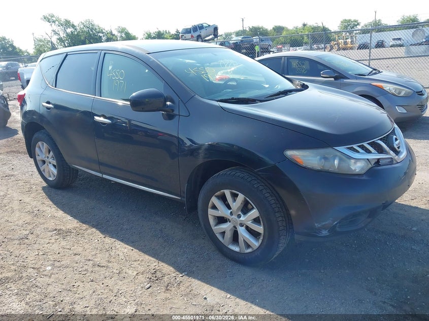 2013 Nissan Murano VIN JN8AZ1MW7DW319109 IAAI salvage auction — NORMAL WEAR, Clear (Virginia), sold $400 on 2026-07-14 (photo 1)