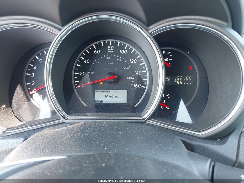 2013 Nissan Murano VIN JN8AZ1MW7DW319109 IAAI salvage auction — NORMAL WEAR, Clear (Virginia), sold $400 on 2026-07-14 (photo 7)