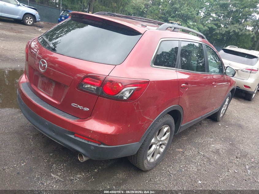 2014 Mazda Cx-9 VIN JM3TB2CA8E0433944 IAAI salvage auction — NORMAL WEAR, Clear (Virginia), sold $375 on 2026-07-09 (photo 4)