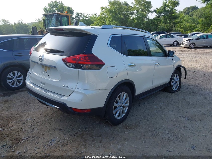 2018 Nissan Rogue VIN JN8AT2MV0JW349031 IAAI salvage auction — RIGHT FRONT, Salvage Title, sold $3,300 on 2026-08-01 (photo 4)