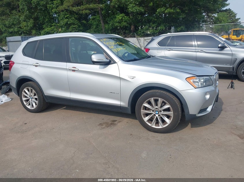 2013 BMW X3 VIN 5UXWX9C54D0A16839 IAAI salvage auction — FRONT END, Mv-907A (New York), sold $1,050 on 2026-07-21 (photo 1)