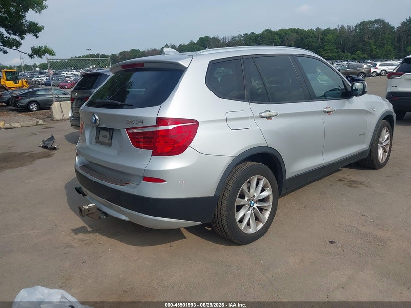 2013 BMW X3 VIN 5UXWX9C54D0A16839 IAAI salvage auction — FRONT END, Mv-907A (New York), sold $1,050 on 2026-07-21 (photo 4)