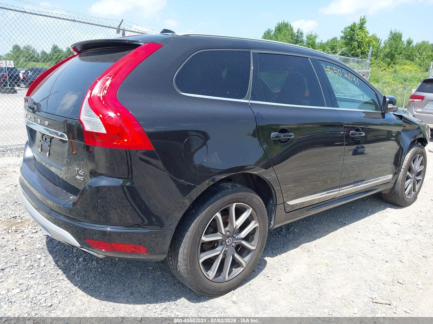 2017 Volvo Xc60 VIN YV449MRR7H2189016 IAAI salvage auction — FRONT END, Mv-907A (New York), sold $550 on 2026-08-16 (photo 4)