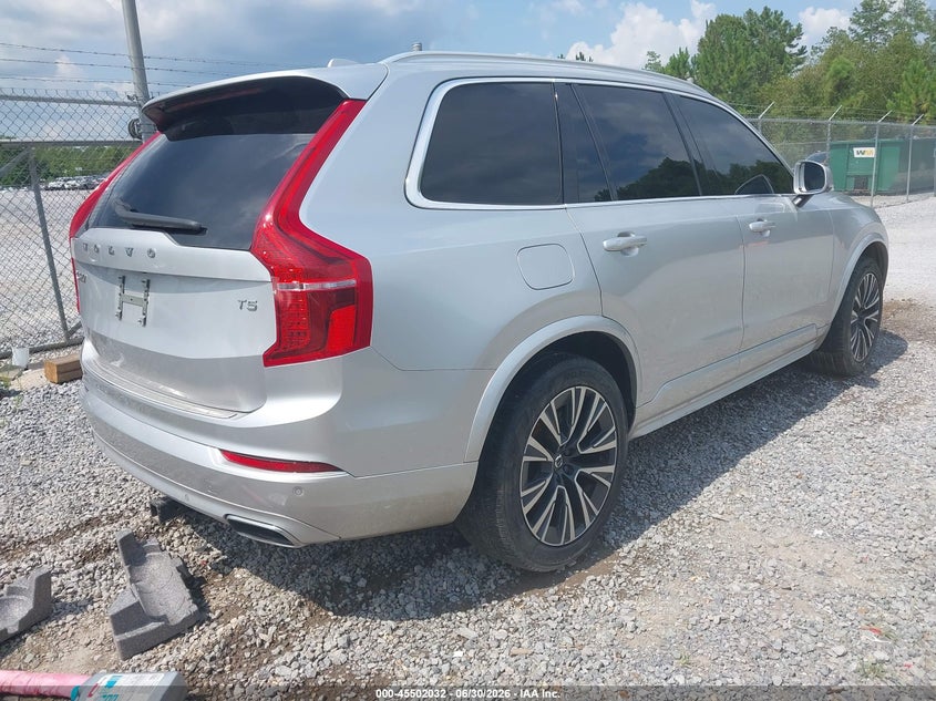 2020 Volvo Xc90 VIN YV4102CK9L1555215 IAAI salvage auction — WATER/FLOOD, Salvage (Mississippi), sold $5,800 on 2026-08-07 (photo 4)