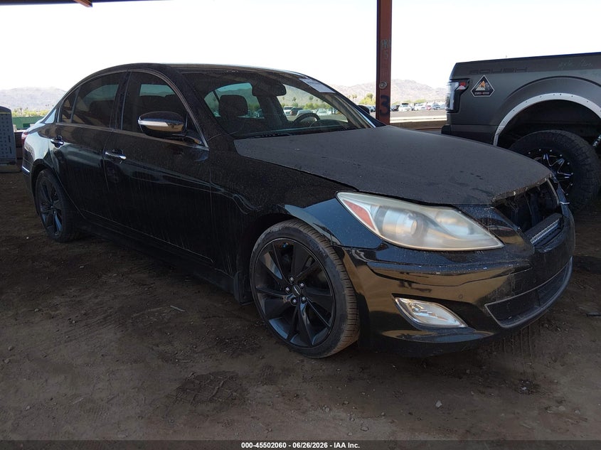 2013 Hyundai Genesis VIN KMHGC4DD2DU242163 IAAI salvage auction — NORMAL WEAR, Clear-Dealer Only (Arizona), sold $275 on 2026-07-28 (photo 1)