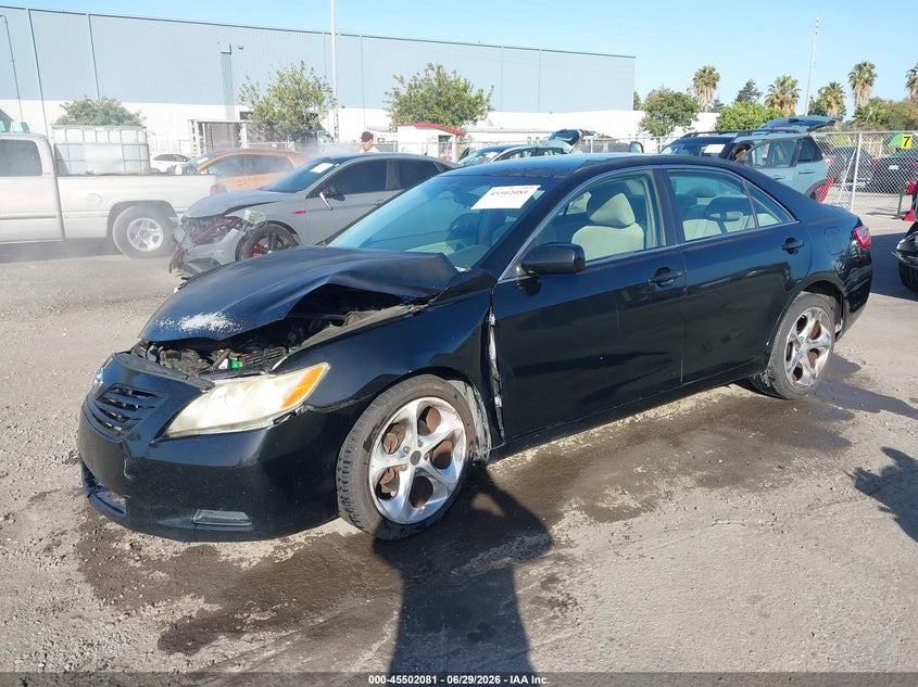 2007 Toyota Camry VIN JTNBE46K973048286 IAAI salvage auction — FRONT END, Salvage (California), sold $375 on 2026-07-20 (photo 2)