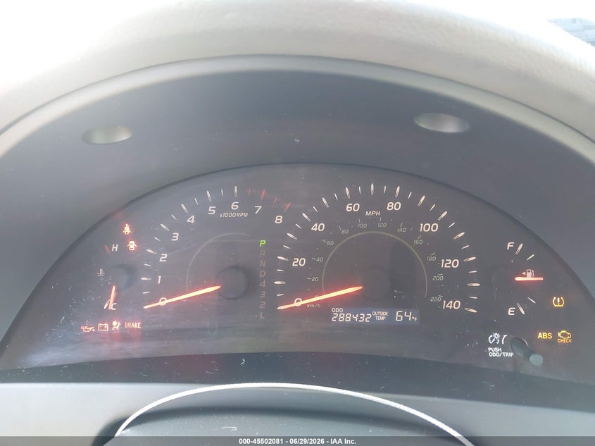 2007 Toyota Camry VIN JTNBE46K973048286 IAAI salvage auction — FRONT END, Salvage (California), sold $375 on 2026-07-20 (photo 7)