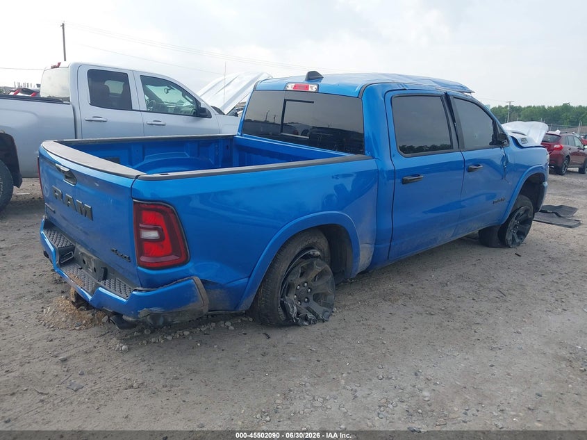 2025 Ram 1500 VIN 1C6SRFFP6SN732071 IAAI salvage auction — ROLLOVER, Junk Bill Of Sale Mv2459 (Wisconsin), sold $3,350 on 2026-07-25 (photo 4)