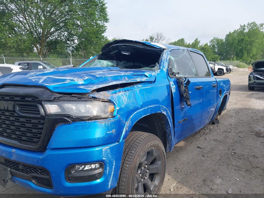 2025 Ram 1500 VIN 1C6SRFFP6SN732071 IAAI salvage auction — ROLLOVER, Junk Bill Of Sale Mv2459 (Wisconsin), sold $3,350 on 2026-07-25 (photo 6)