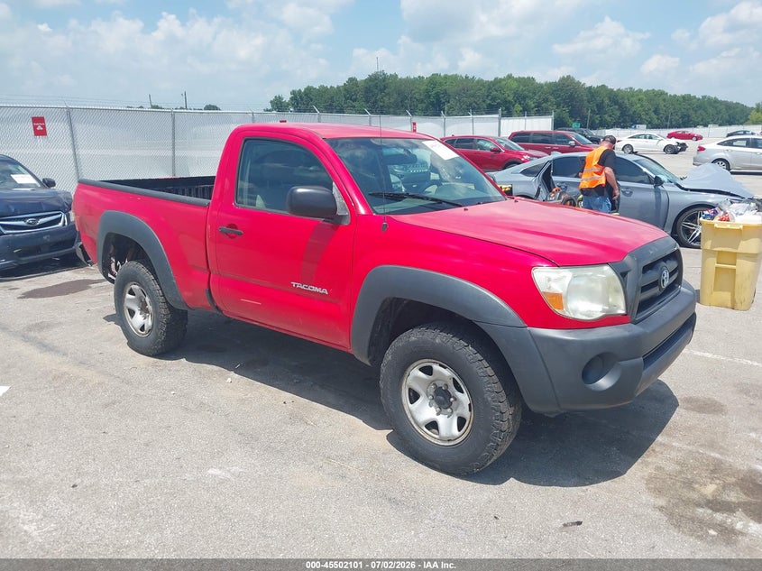 2007 Toyota Tacoma VIN 5TEPX42N37Z444512 IAAI salvage auction — REAR END, Clear (Indiana), sold $2,150 on 2026-07-29 (photo 1)