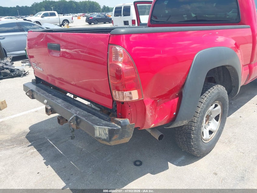 2007 Toyota Tacoma VIN 5TEPX42N37Z444512 IAAI salvage auction — REAR END, Clear (Indiana), sold $2,150 on 2026-07-29 (photo 6)