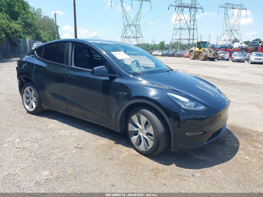 2022 Tesla Model y VIN 7SAYGDEEXNF309688 IAAI salvage auction — UNKNOWN, Salvage (Pennsylvania), sold $8,500 on 2026-07-31 (photo 1)