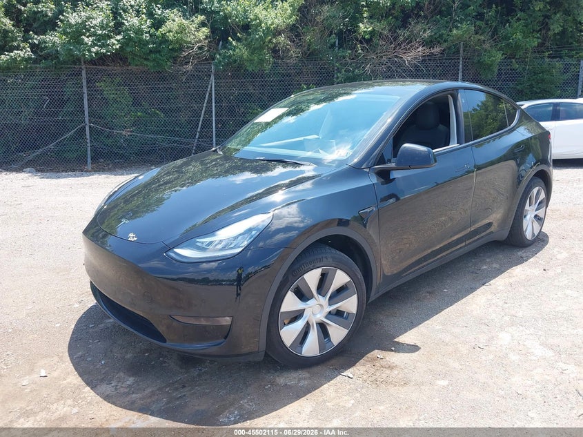 2022 Tesla Model y VIN 7SAYGDEEXNF309688 IAAI salvage auction — UNKNOWN, Salvage (Pennsylvania), sold $8,500 on 2026-07-31 (photo 2)