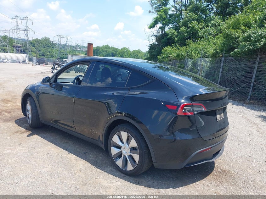 2022 Tesla Model y VIN 7SAYGDEEXNF309688 IAAI salvage auction — UNKNOWN, Salvage (Pennsylvania), sold $8,500 on 2026-07-31 (photo 3)