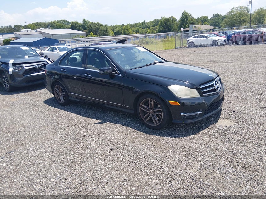 2014 Mercedes-benz C-klasse VIN WDDGF8AB4EA953247 IAAI salvage auction — NORMAL WEAR, Clear (South Carolina), sold $2,050 on 2026-07-07 (photo 1)