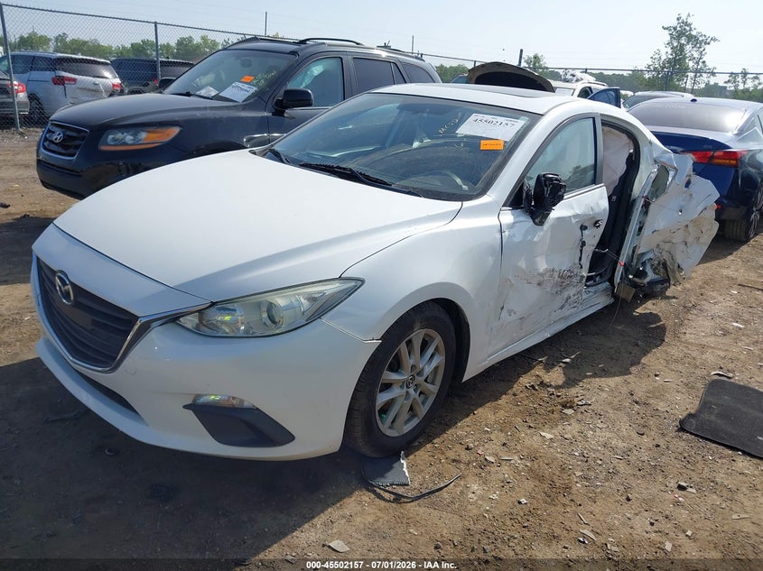 2014 Mazda 3 VIN JM1BM1V77E1180667 IAAI salvage auction — LEFT SIDE, Salvage (Ohio), sold $250 on 2026-07-23 (photo 2)