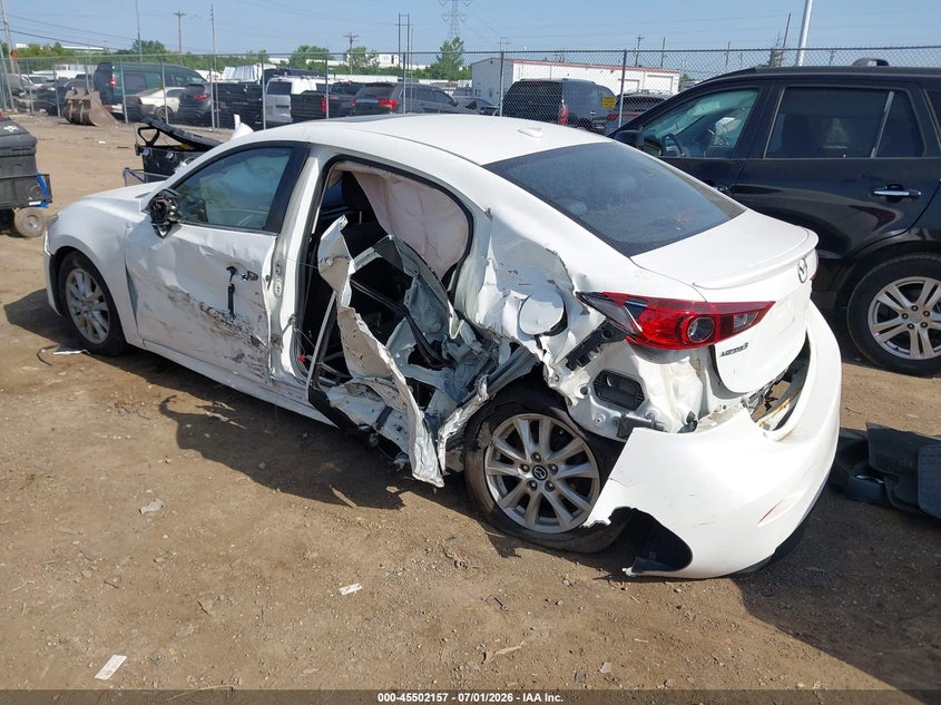 2014 Mazda 3 VIN JM1BM1V77E1180667 IAAI salvage auction — LEFT SIDE, Salvage (Ohio), sold $250 on 2026-07-23 (photo 3)