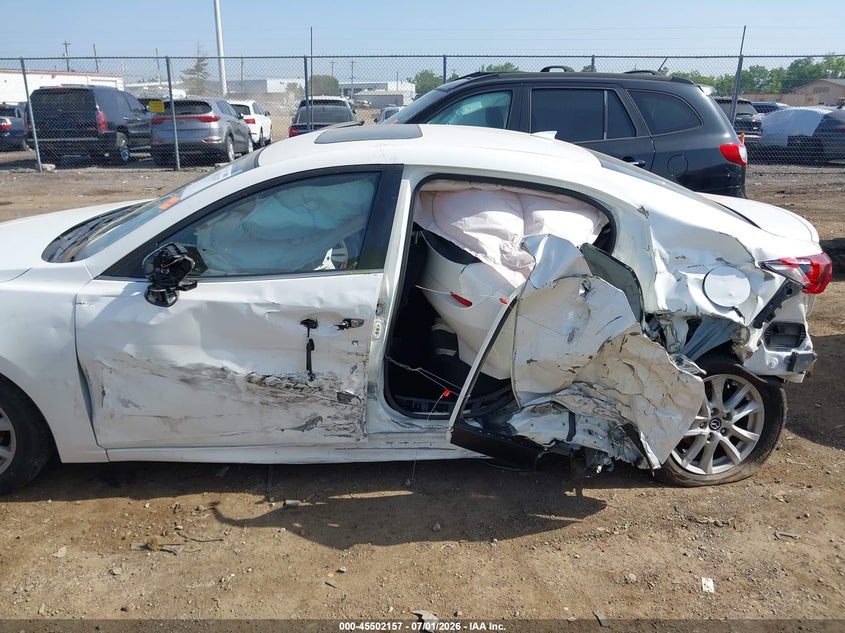2014 Mazda 3 VIN JM1BM1V77E1180667 IAAI salvage auction — LEFT SIDE, Salvage (Ohio), sold $250 on 2026-07-23 (photo 6)