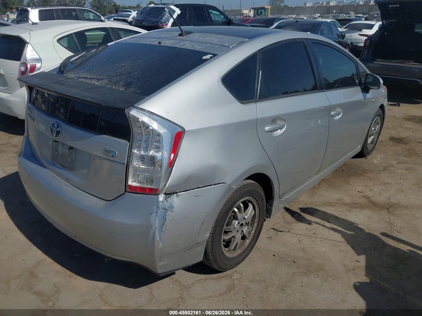 2010 Toyota Prius VIN JTDKN3DU9A5113121 IAAI salvage auction — LEFT SIDE, Salvage (California), sold $1,200 on 2026-07-29 (photo 4)
