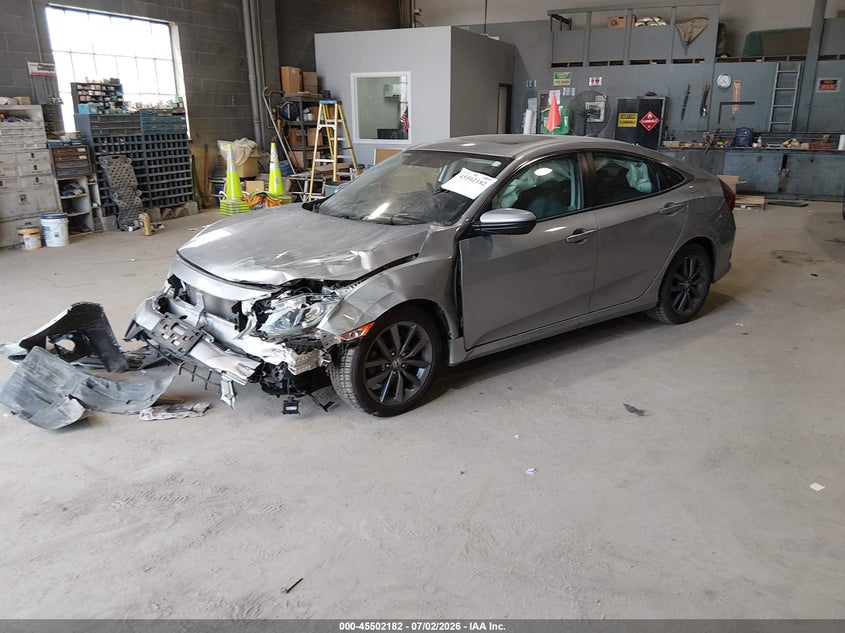 2021 Honda Civic VIN 2HGFC1F71MH701435 IAAI salvage auction — FRONT END, Salvage Title, sold $3,600 on 2026-07-30 (photo 2)