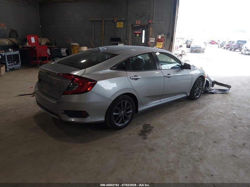2021 Honda Civic VIN 2HGFC1F71MH701435 IAAI salvage auction — FRONT END, Salvage Title, sold $3,600 on 2026-07-30 (photo 4)