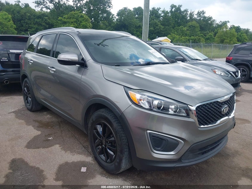 2016 Kia Sorento VIN 5XYPG4A30GG145361 IAAI salvage auction — FRONT END, Salvage (Louisiana), sold $625 on 2026-07-28 (photo 1)
