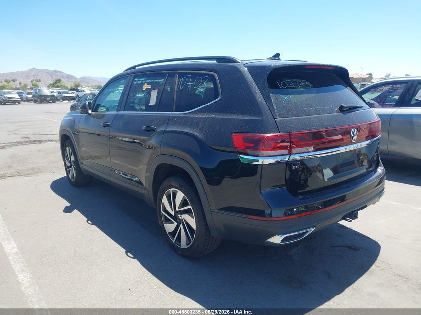 2024 Volkswagen Atlas VIN 1V2HR2CA5RC531987 IAAI salvage auction — NORMAL WEAR, Enterprise Vehicles Clear Only (California), sold $13,275 on 2026-07-30 (photo 3)