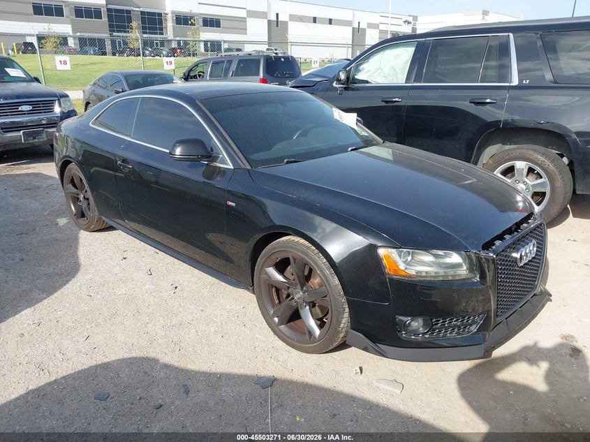 2009 Audi A5 VIN WAUDK78T59A029713 IAAI salvage auction — FRONT END, Salvage (Texas), sold $1,800 on 2026-07-14 (photo 1)